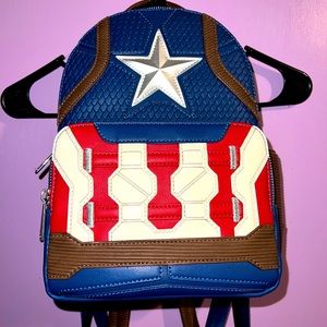 Captain America Loungefly Backpack